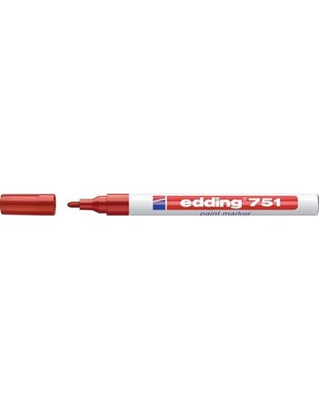 Lackmarker Nr. 751 rot edding