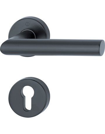 Drückergarnitur Amsterdam Ros.rd,PZ,8,F9714M,TS40-45 - HOPPE