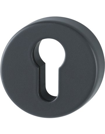 Schlüsselrosettenpaar 42KVS rund,PZ,9mm,TS 37-42,F9714M - HOPPE