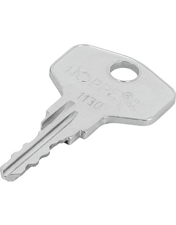 FT-griffschlü.,m.Logo,gleichschl.,4W1130 Eisen,vernickelt - HOPPE