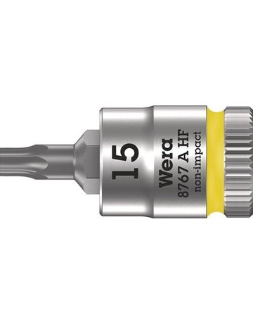 Schraubendrehereinsatz mit Haltefkt. 1/4"" T15 x 28 mm - Wera