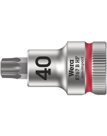 Schraubendrehereinsatz mit Haltefkt. 3/8"" T40 x 35 mm - Wera