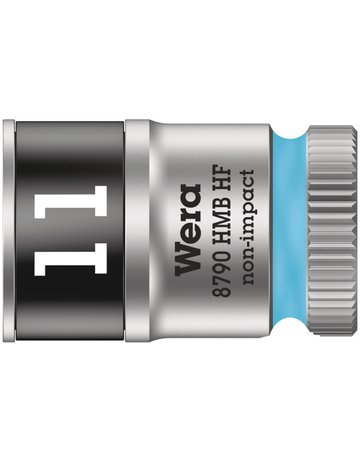 Steckschlüsseleinsatz 6-kant 3/8"" 11 mm m. Haltefkt. - Wera