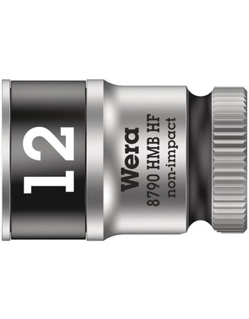 Steckschlüsseleinsatz 6-kant 3/8"" 12 mm m. Haltefkt. - Wera