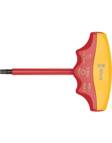 Drehmomentindikator VDE mit T-Griff 4 x 90 mm 5 Nm - Wera