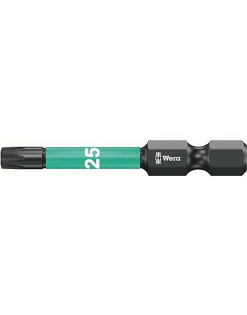 Bit Impaktor 1/4"" DIN 3126 E6,3 T25 x 50 mm 5er Pack - Wera