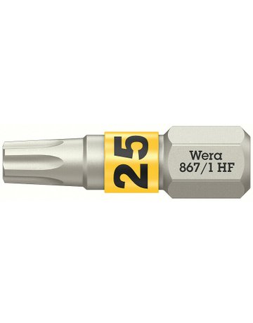 Bit zähhart 1/4"" DIN 3126 C6,3 T25 x 25 mm Haltefkt. - Wera