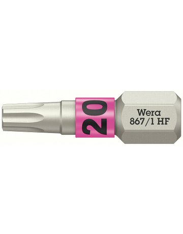 Bit zähhart 1/4"" DIN 3126 C6,3 T20 x 25 mm Haltefkt. - Wera