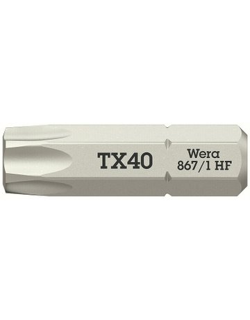 Bit zähhart 1/4"" DIN 3126 C6,3 T40 x 25 mm Haltefkt. - Wera