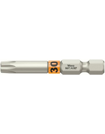 Bit zähhart 1/4"" DIN 3126 E6,3 T30 x 50 mm Haltefkt. - Wera