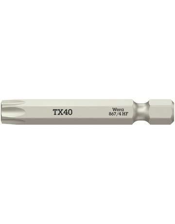 Bit zähhart 1/4"" DIN 3126 E6,3 T40 x 50 mm Haltefkt. - Wera