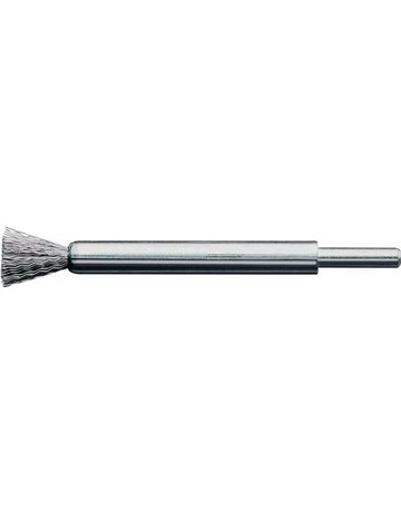 Pinselbürste Stahldraht gewellt 12x20/12 0x0,3mm Lessmann