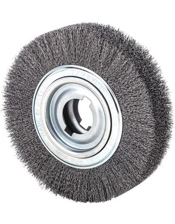 Rundbürste Stahldraht 250x60mm, gewellt ,35mm Lessmann