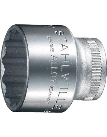 Steckschlüsseleinsatz 12-kant 3/8"" 18mm Stahlwille