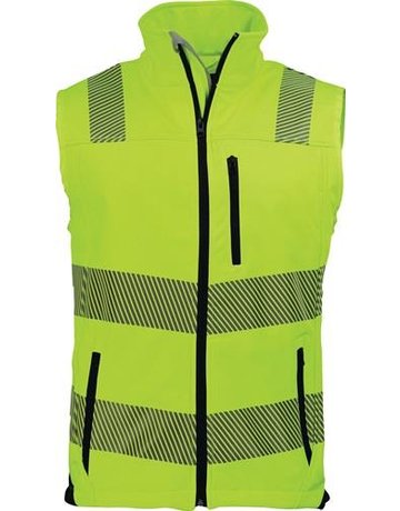 Warnweste, Gr. 2XL gelb/schwarz Gr. 2XL - n.a.