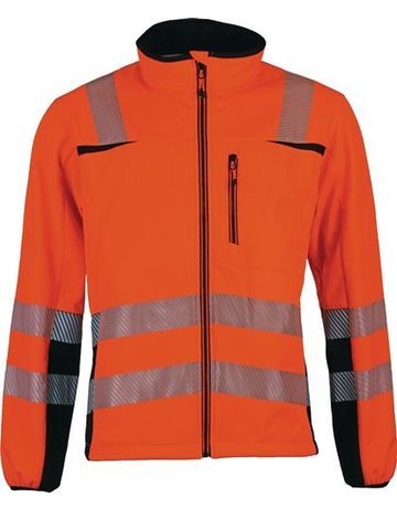 Softshelljacke, Gr. XL orange/schwarz Gr. XL - n.a.