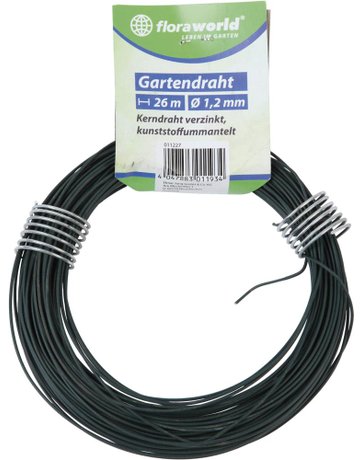 Gartendraht Classic Ø 1,2mm L= 26m grün - floraworld