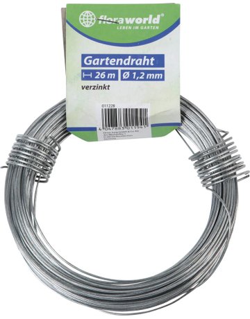 Gartendraht Classic Ø 1,2mm L= 26m verzi nkt - floraworld