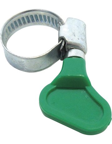 Schlauchklemmen 2Stk.3/4"" 12-20mm mit Kst .Flügelmit grün,comfort grün,comfort - floraworld