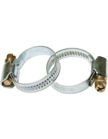Schlauchklemmen 2er Set 1/2"", 16-25 mm, verzinkt - floraworld