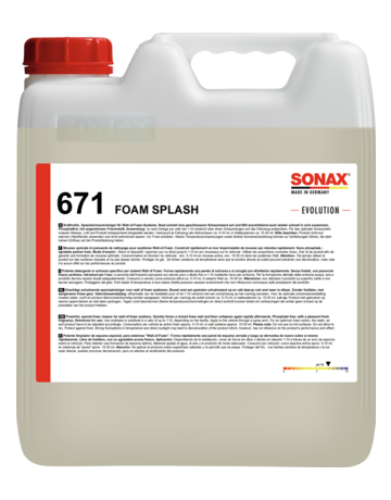 Foam Splash -EVOLUTION- 10 Liter - SONAX