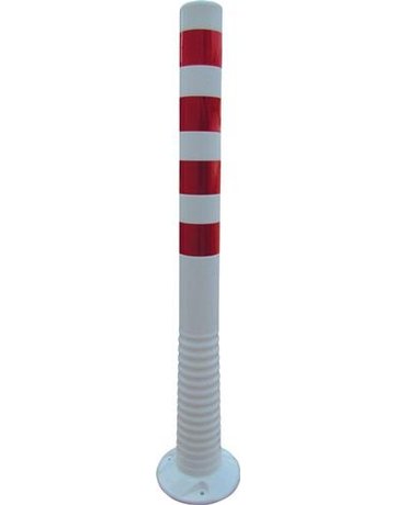 Flexipfosten 1000mm, Ø 80mm, weiss - TEMKA