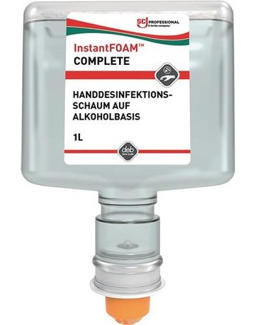 InstantFOAM Complete Schaum-Handdesinfek tion 1 l (TF) Kartusche Alkoholbasis - Deb InstantFOAM