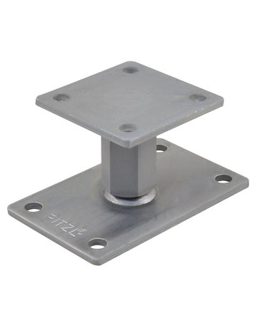 Pfostenträger PTP easy RS/LS Gewinde Verstellbereich 82-92 mm ZiNiP - Pitzl - 1