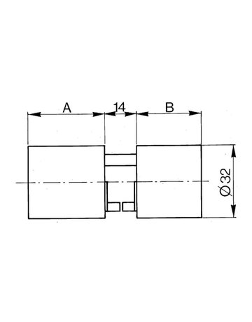 Rundzylinder detect3 3107 29/29,vs.,ms matt vernickelt - BKS - 2