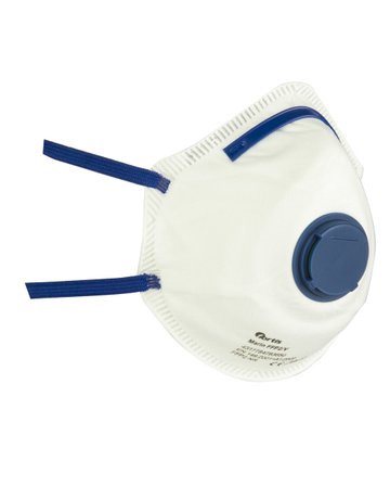 Atemschutzmaske Marin FFP2 V Box = 10 Stück - fortis - 1
