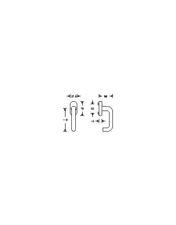 Fenstergriff 34 1070 Stand.,ov.,7/24-38,ER - FSB - 2