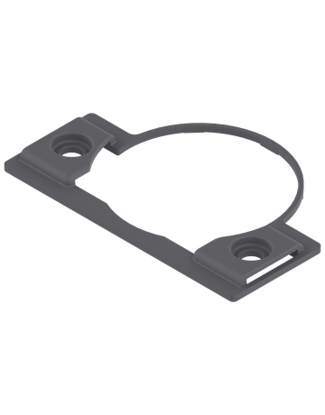 Topfdistanz für CLIP top BLUMOTION, Schraubversion, Distanzstärke: 1.5 mm, R7037 staubgrau - 1