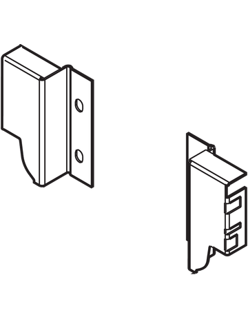 TANDEMBOX Holzrückwandhalter Höhe M (96,5 mm) - Blum - 2