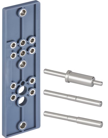 Bohrlehre für Schutzbeschläge und Rosettengarnituren - Hermat - 1