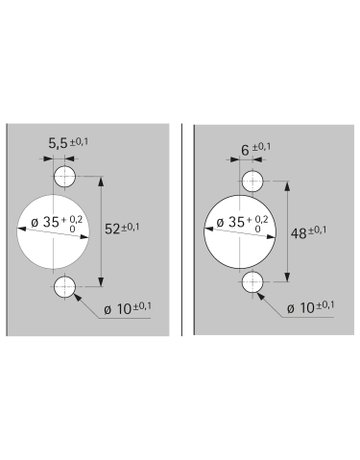 Möbel-Topfscharnier,110°,Kröpf.0mm Sensys 8645,9073644,vorlieg.,vernickelt - Hettich - 7