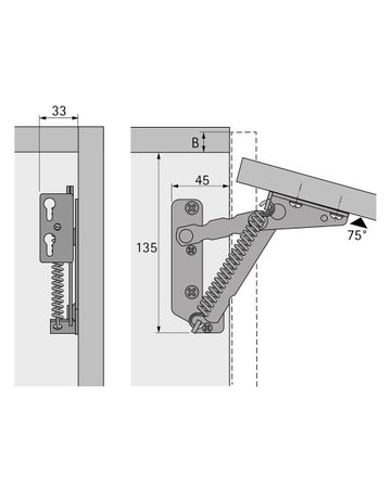 Lift Junior, 90 N, 2 kg - Hettich - 3