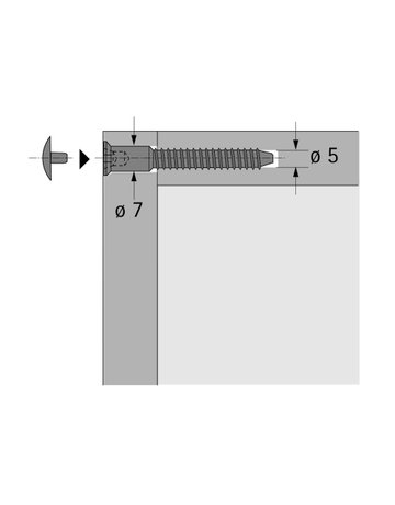 Direkta 2, 50 mm - Hettich - 2