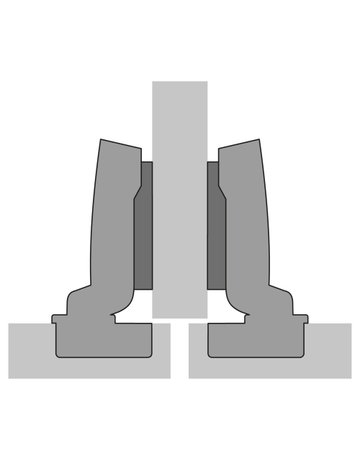 HETTICH Automatik-Topfscharnier Sensys 8645i, Stahl/Stahl - Hettich - 3