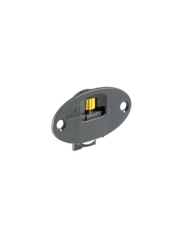 SlideLine 55 Plus Laufteil zum Anschrauben für Schränke mit 2 einliegenden Türen, Kunststoff - Hettich - 1