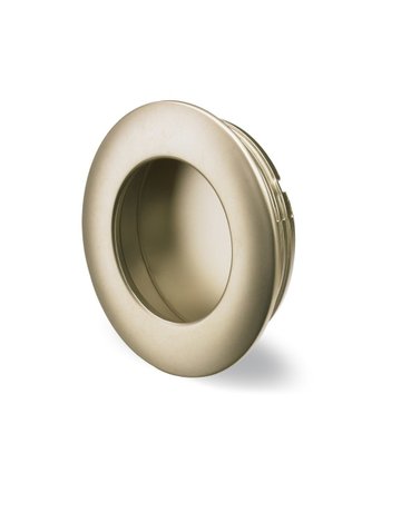 Möbel- Muschelgriff, Borgoa, 9070565, Durchmesser 41mm, Höhe 11mm, rund, vernickelt - Hettich