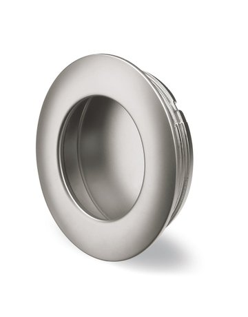 Möbel- Muschelgriff, Borgoa, 9070567, Durchmesser 41mm, Höhe 11mm, rund, verchromt - Hettich