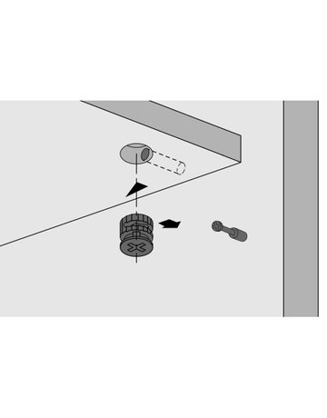 HETTICH Exzenter-Verbindungsbeschlag Rastex 15, ZDG - Hettich - 4