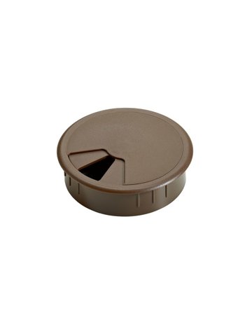 Kabeldurchlass, ø 80 mm, braun - Hettich