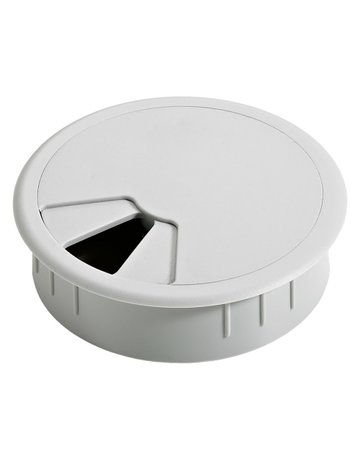 Kabeldurchlass, ø 60 mm, grau - Hettich