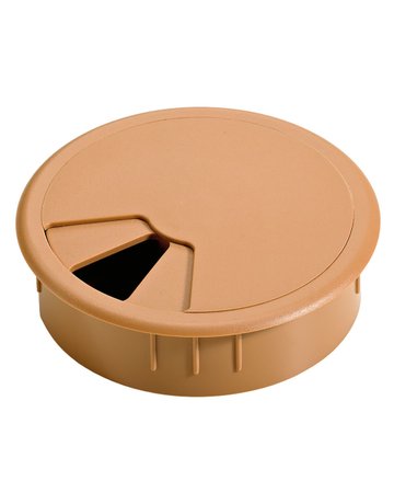 Kabeldurchlass, ø 60 mm, Buche Optik - Hettich