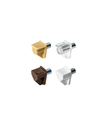 Bodenträger Safety, ø 5 mm, Stahl, Kunststoff glasklar - Hettich