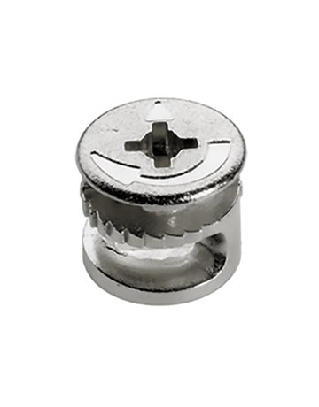 Exzenter-Verbindungsbeschlag Rastex 15 m.Abdeckrand 19mm Zinkdruckguss - Hettich
