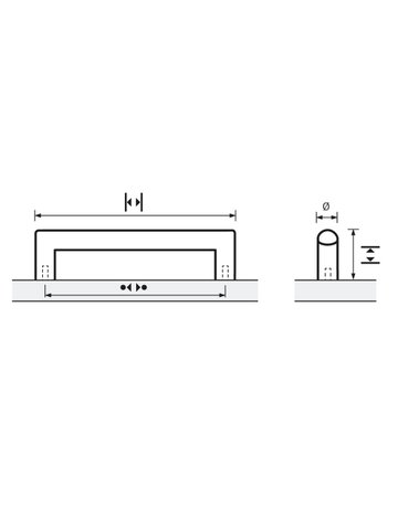 HETTICH Gehrungsgriff Narona, Edelstahl - Hettich - 9