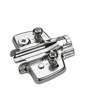 HETTICH Kreuzmontageplatte Sensys 8099, mit vormontierten Euroschrauben, Stahl - Hettich - 1