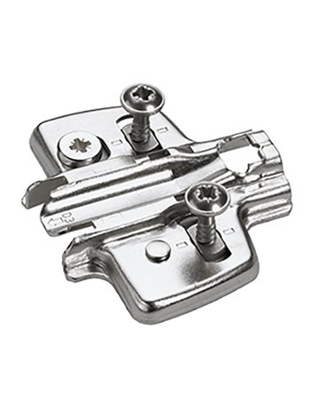HETTICH Kreuzmontageplatte Sensys 8099, mit vormontierten Spanplattenschrauben, Stahl - Hettich - 1